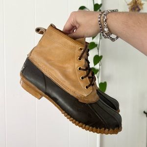 Sporto Vintage 90s Leather Duck Boots Size 7